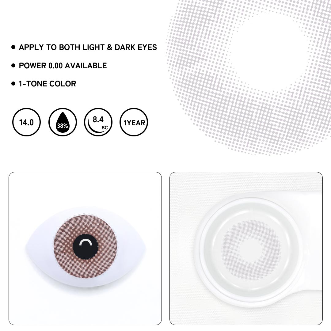Sake Gray Colored Contact Lenses