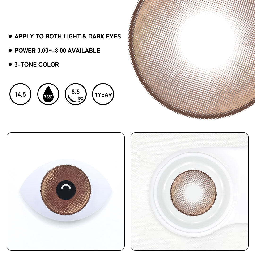 Polara Brown Colored Contact Lenses