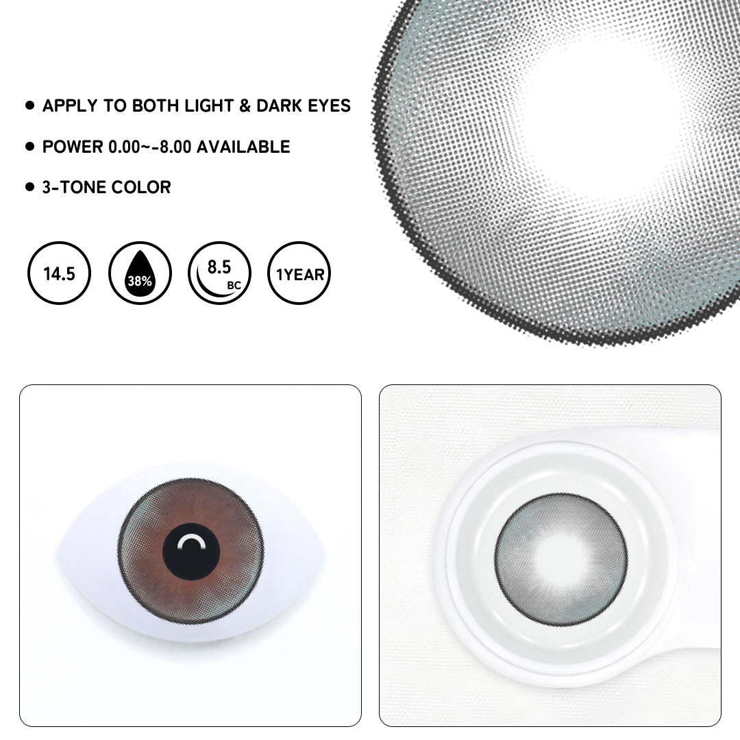 Polara Gray Colored Contact Lenses