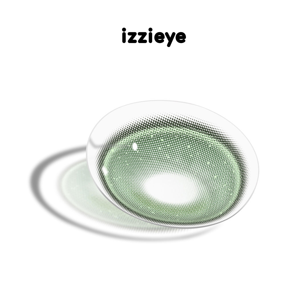 Prismatic Green Colored Contact Lenses