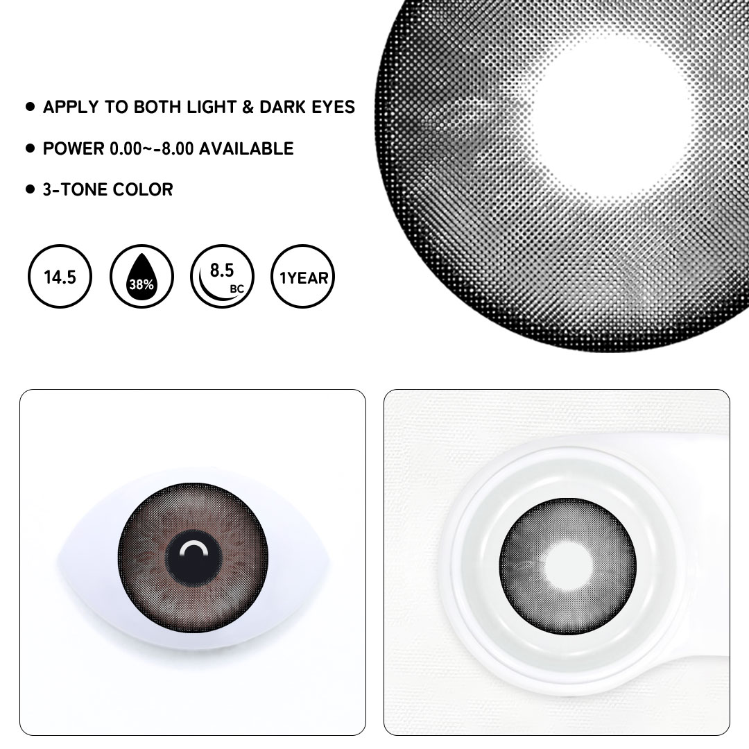 Pulsar Gray Colored Contact Lenses