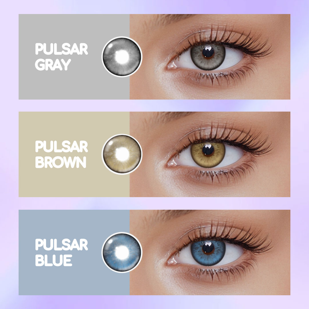 Pulsar Blue Colored Contact Lenses