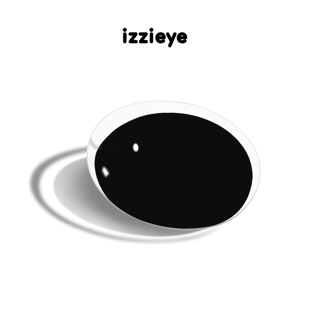 Puppet Black Colored Contact Lenses