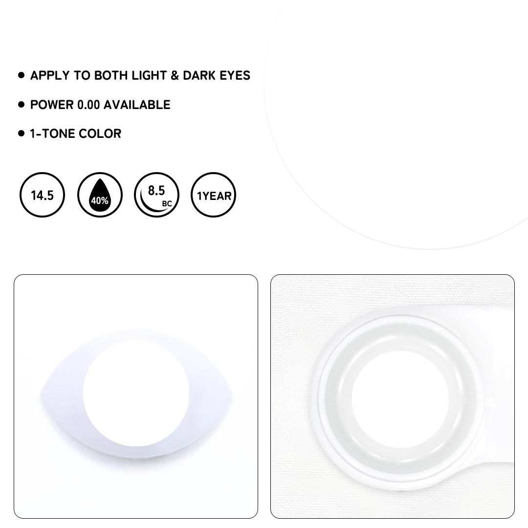 Puppet White Colored Contact Lenses