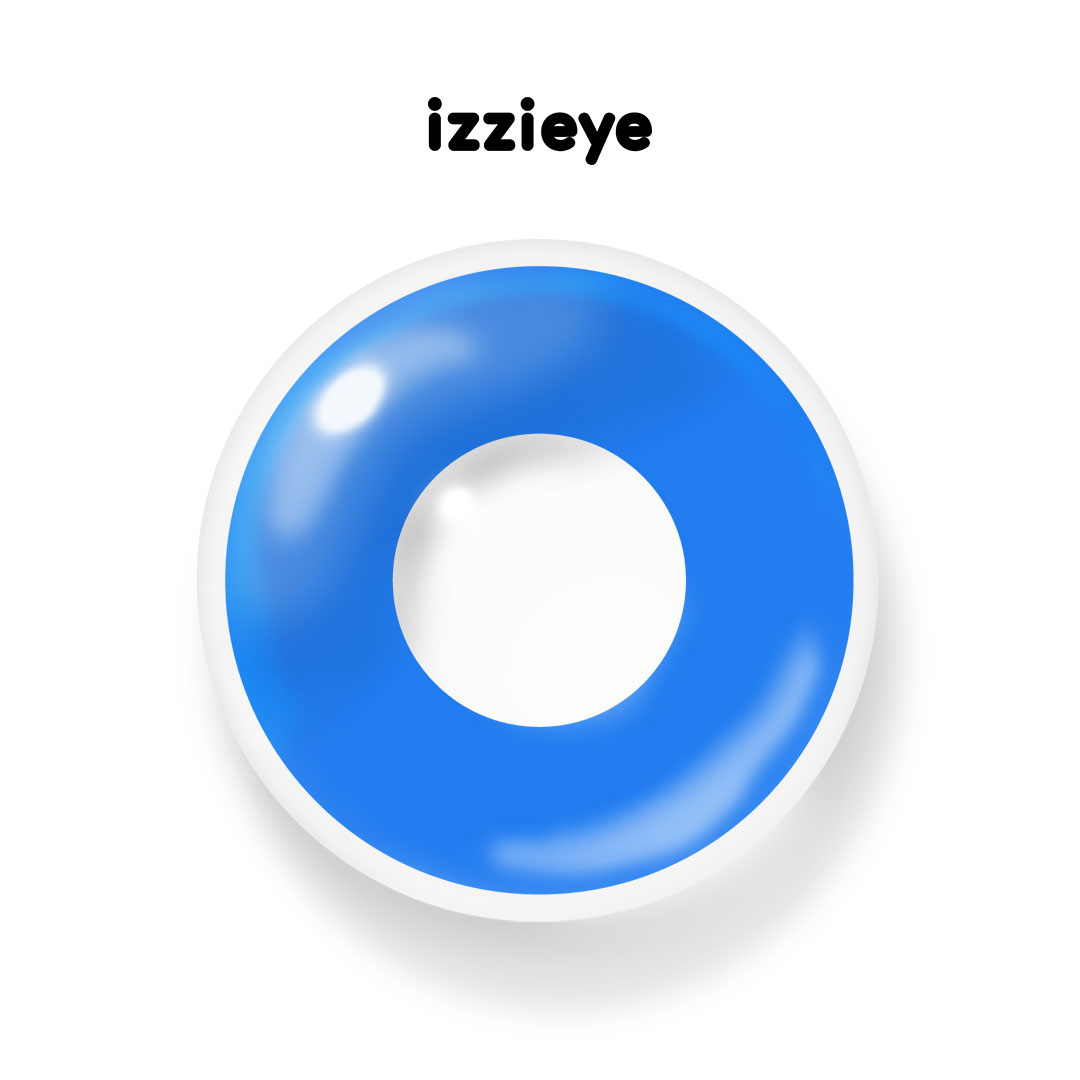 Pure Blue Colored Contact Lenses