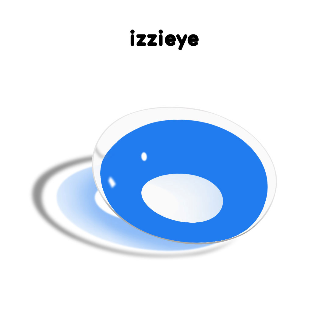Pure Blue Colored Contact Lenses