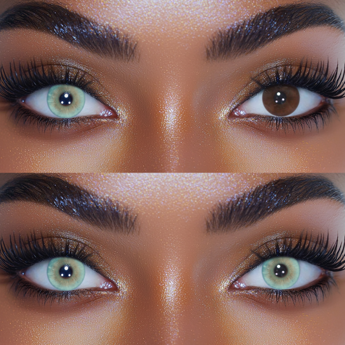 Moss Blue Colored Contact Lenses