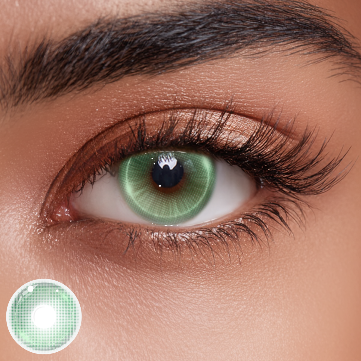 Luxe Ceris Green Colored Contact Lenses