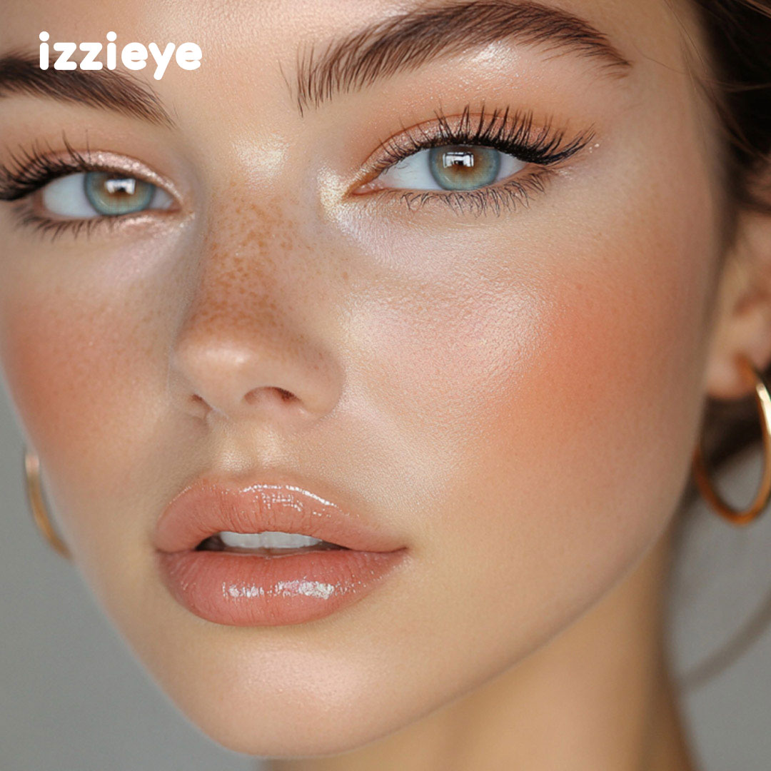 Dewdrop Blue Colored Contact Lenses