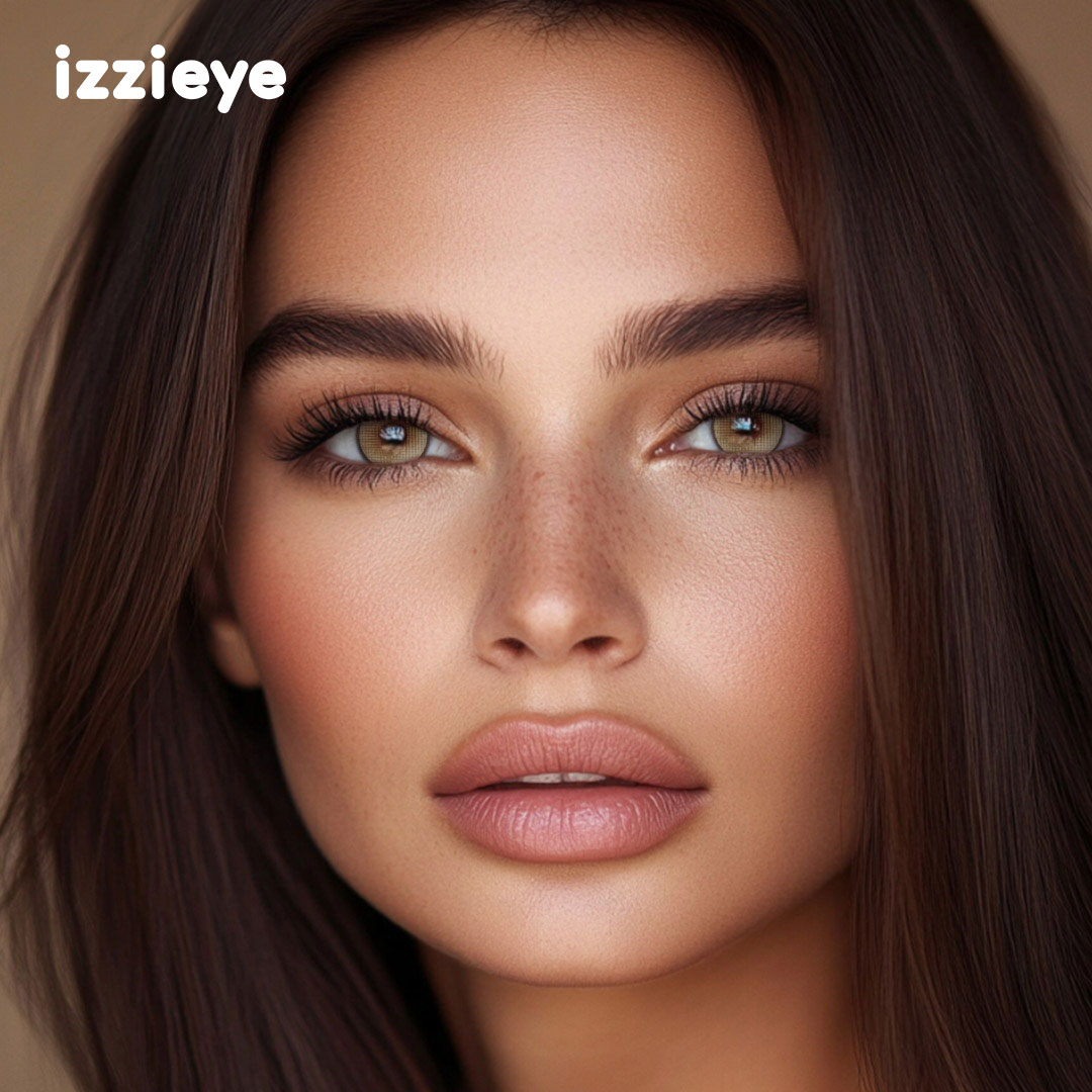 Hazel Aura Brown Colored Contact Lenses