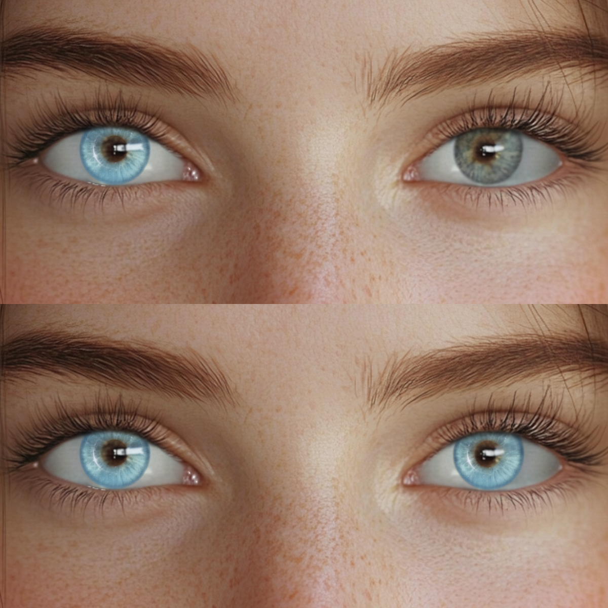 Neon Sky Blue Colored Contact Lenses