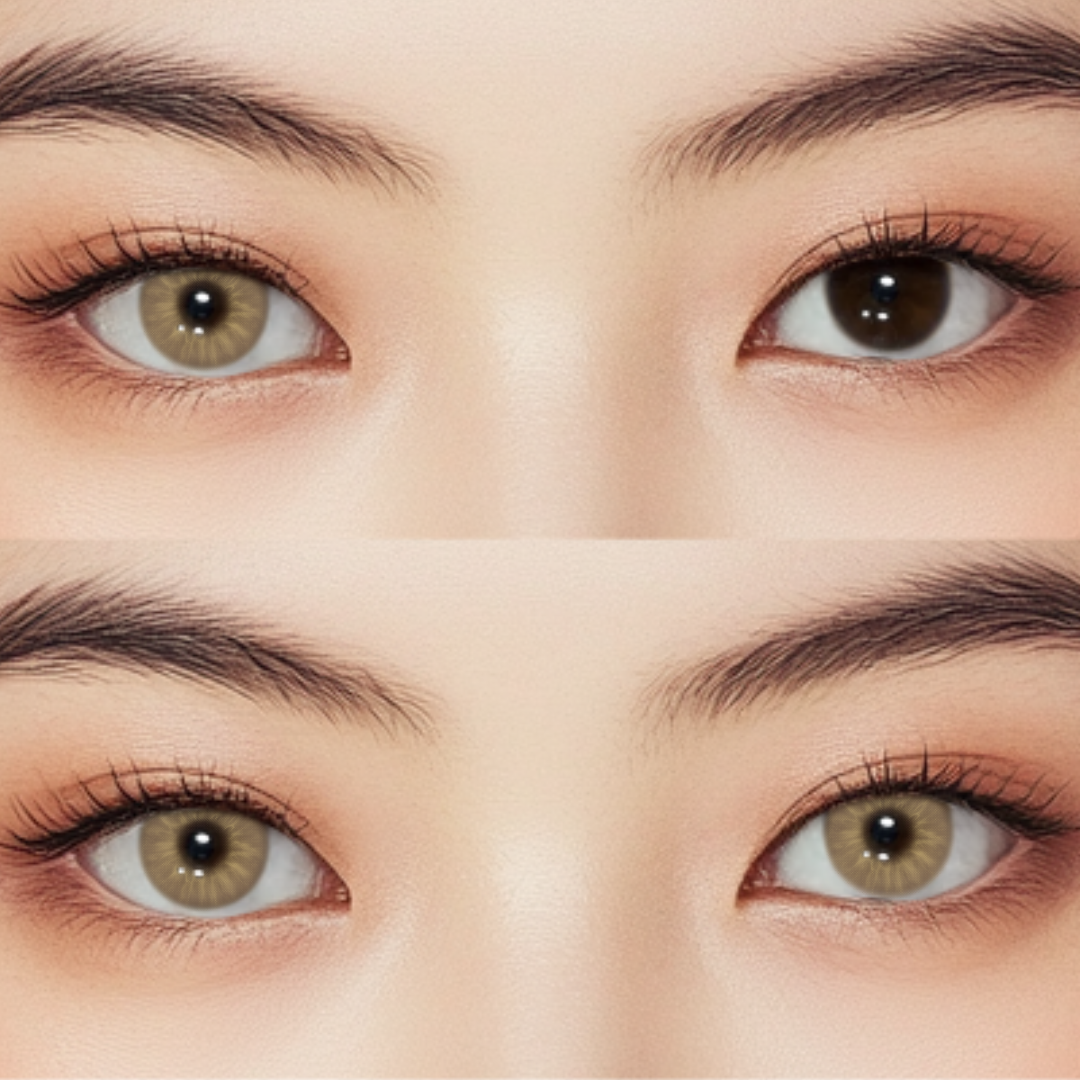 Champagne Brown Prescription Colored Contact Lenses