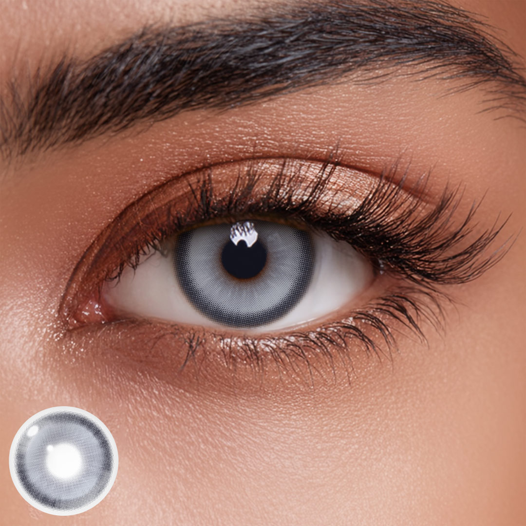 Rayven Gray Colored Contact Lenses