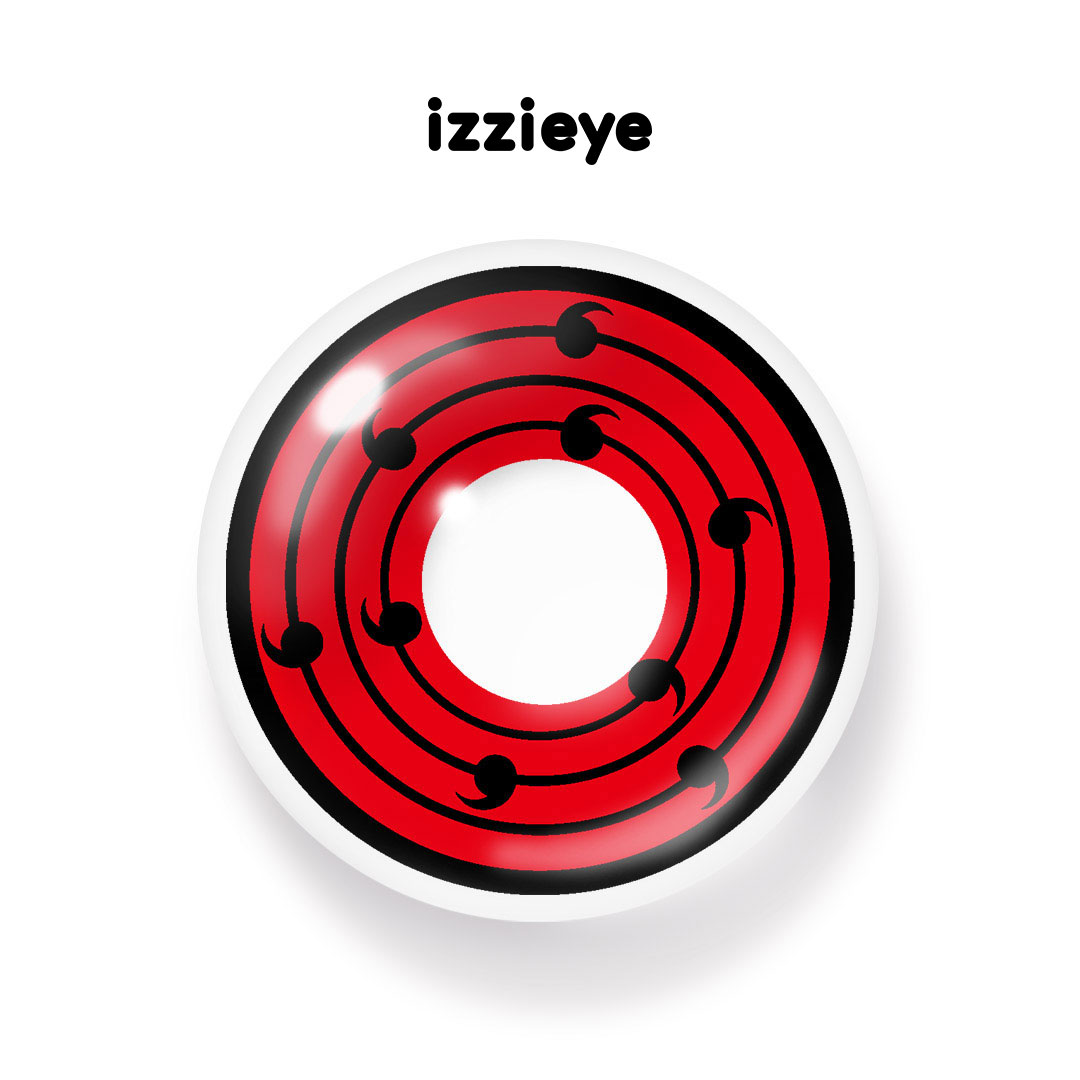 Rinne Sharingan Red Style Colored Contact Lenses