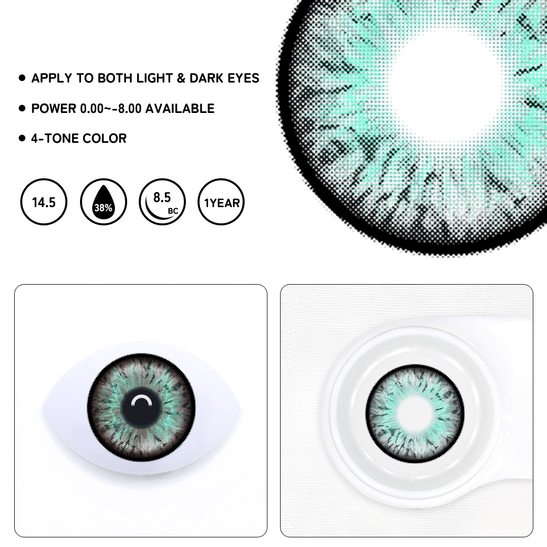 Roxa Blue Colored Contact Lenses