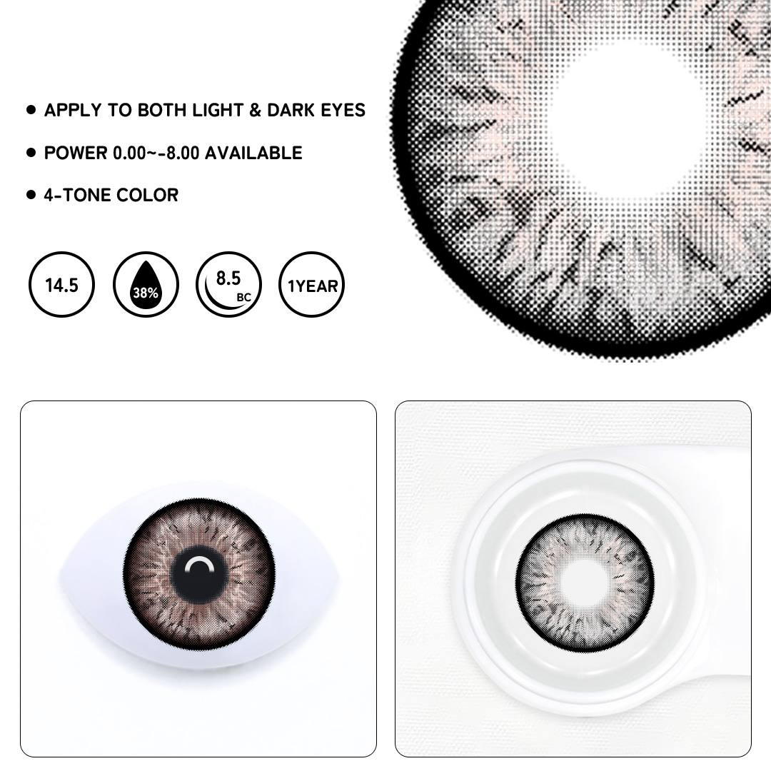 Roxa Gray Colored Contact Lenses