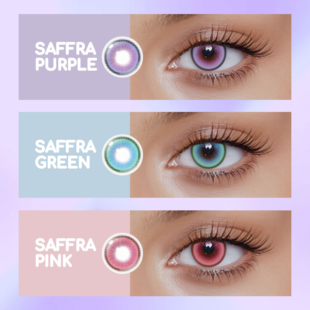 Saffra Pink Colored Contact Lenses
