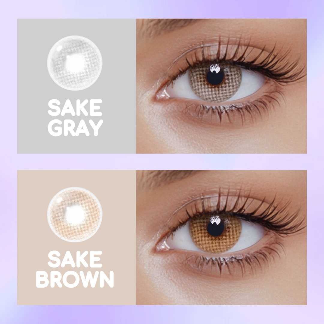 Sake Brown Colored Contact Lenses