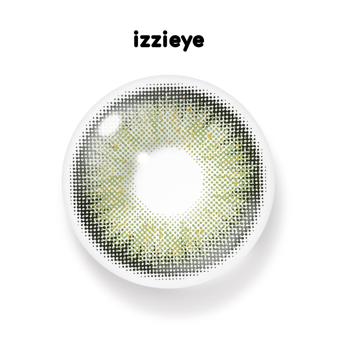 Sandy Green Colored Contact Lenses