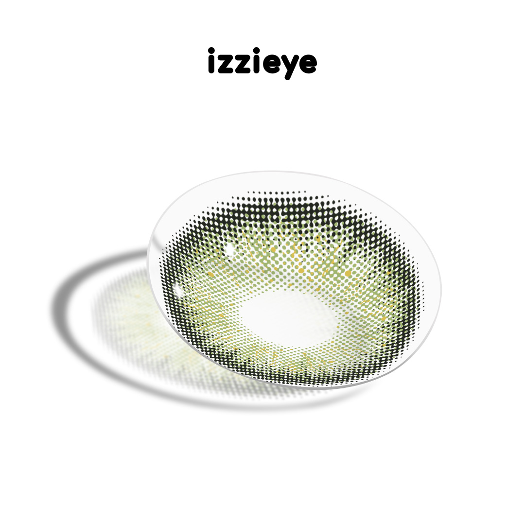 Sandy Green Colored Contact Lenses