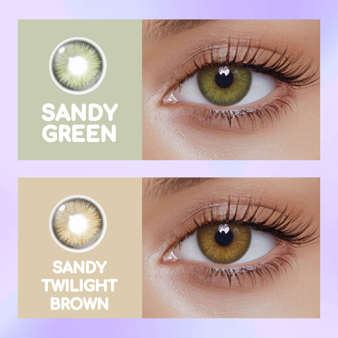 Sandy Twilight Brown Colored Contact Lenses