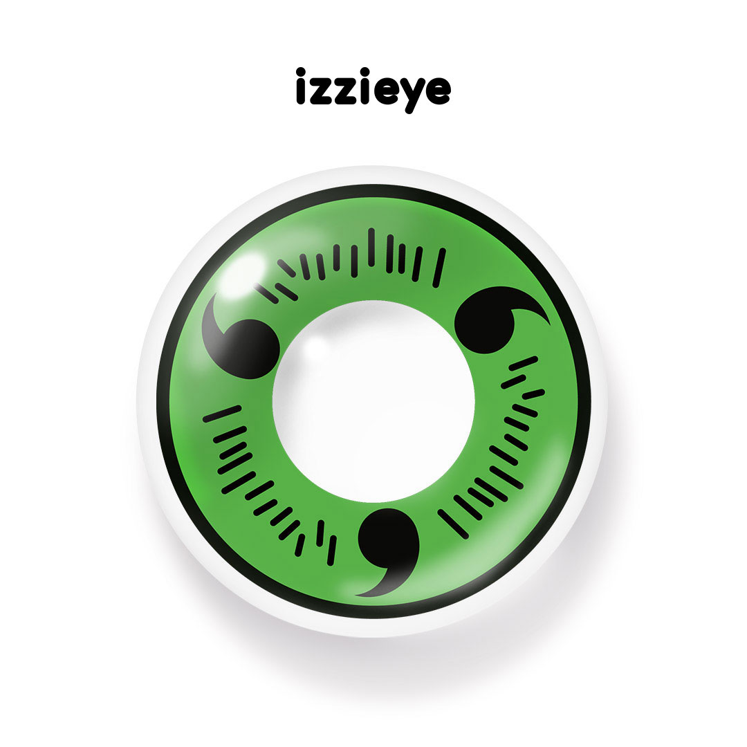 Sharingan Magatama Green Style Colored Contact Lenses
