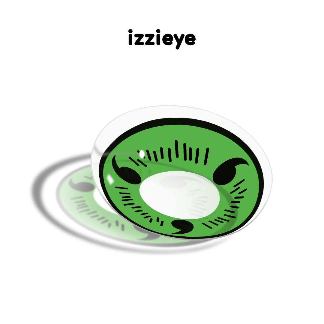 Sharingan Magatama Green Style Colored Contact Lenses