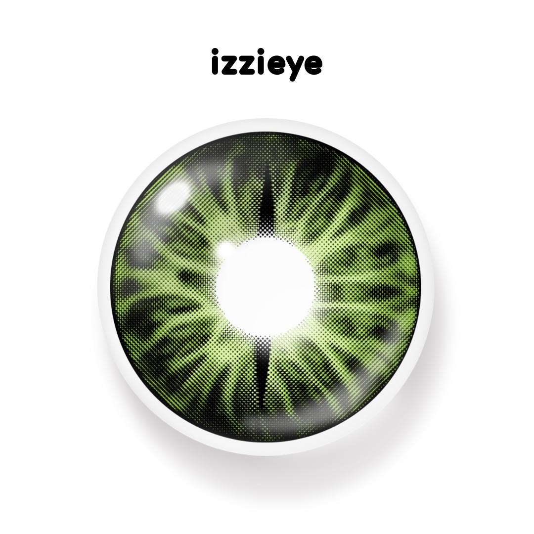 Snake Gaze Green Colored Contact Lenses