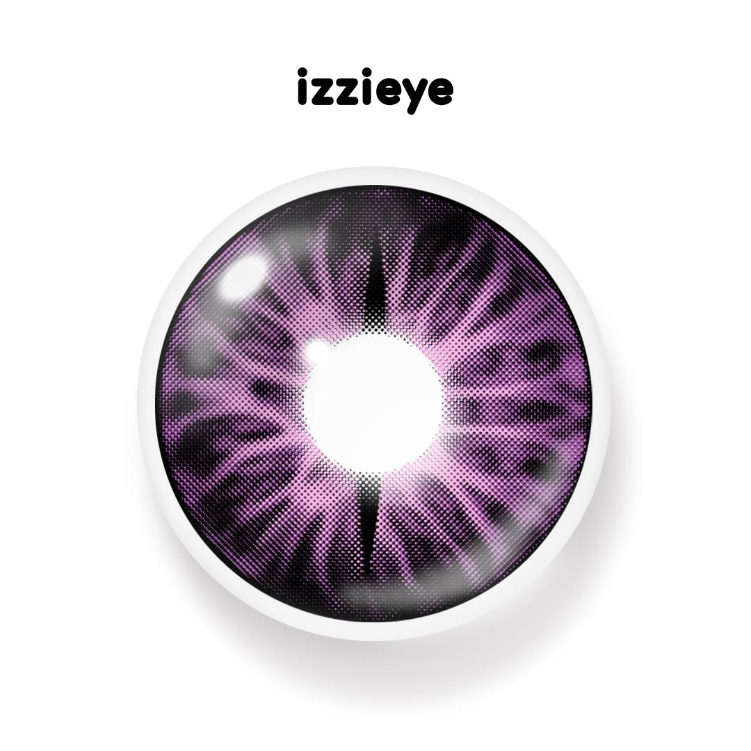 Snake Gaze Purple Colored Contact Lenses