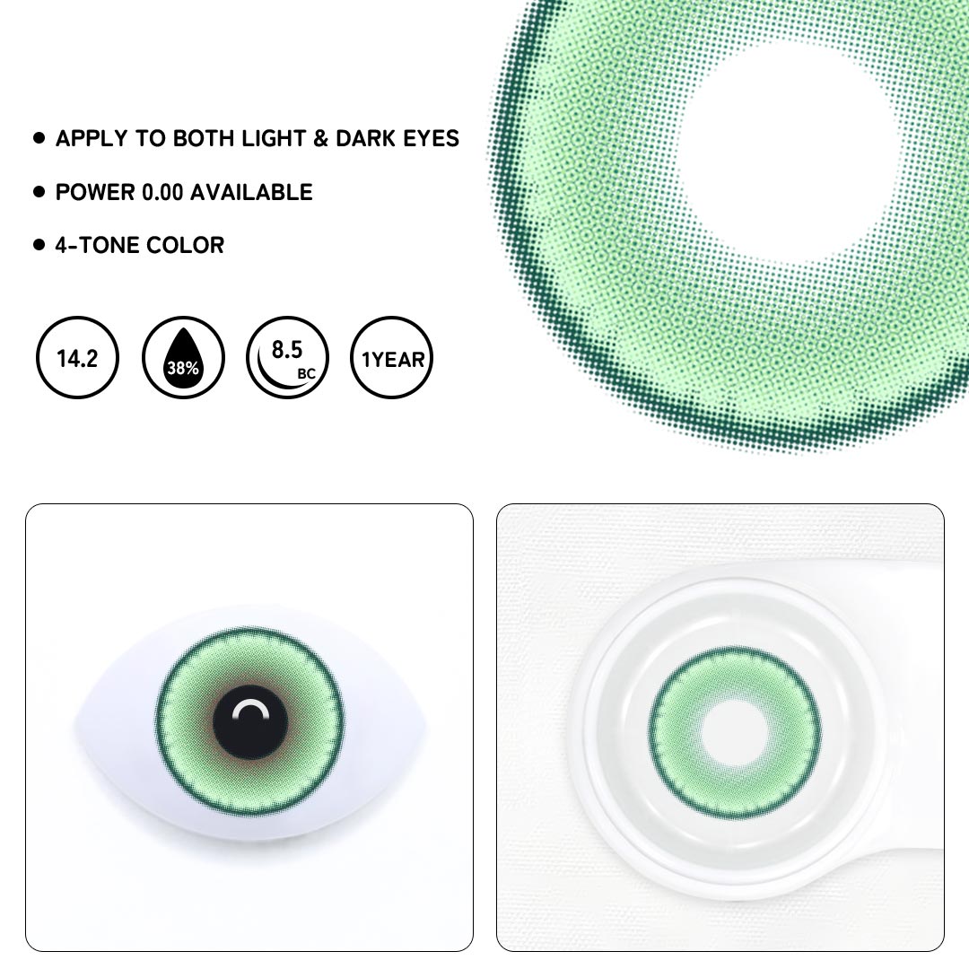 Stargleam Green Colored Contact Lenses