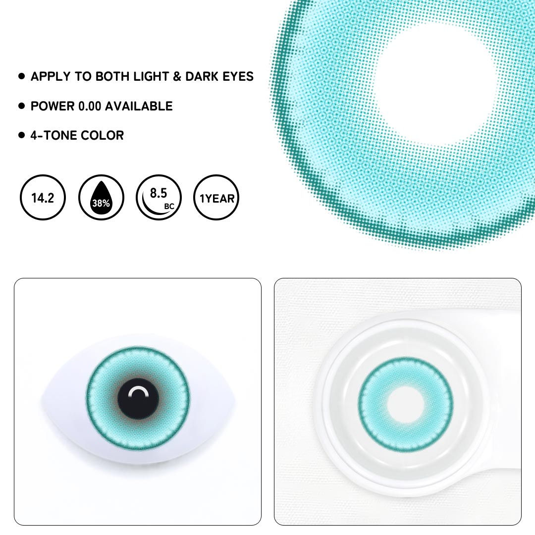 Stargleam Light Green Colored Contact Lenses