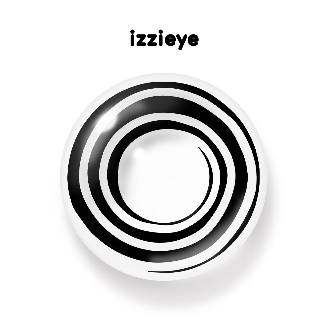Swirl Black Colored Contact Lenses