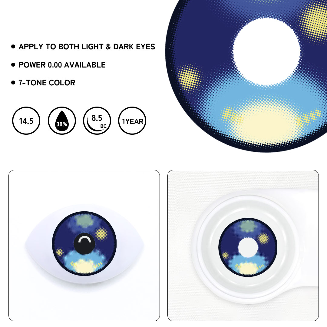 Swity Blue Colored Contact Lenses