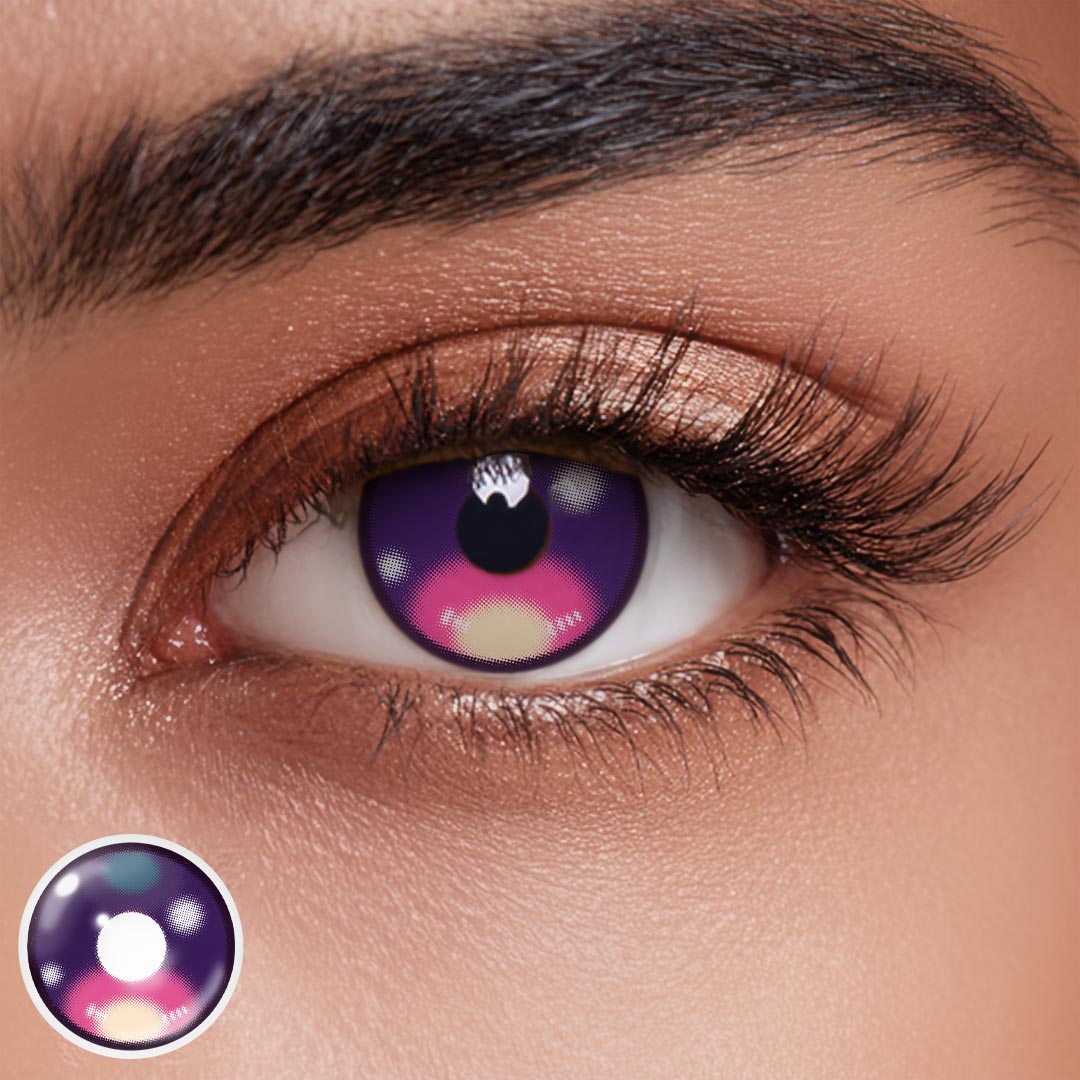 Swity Purple Colored Contact Lenses