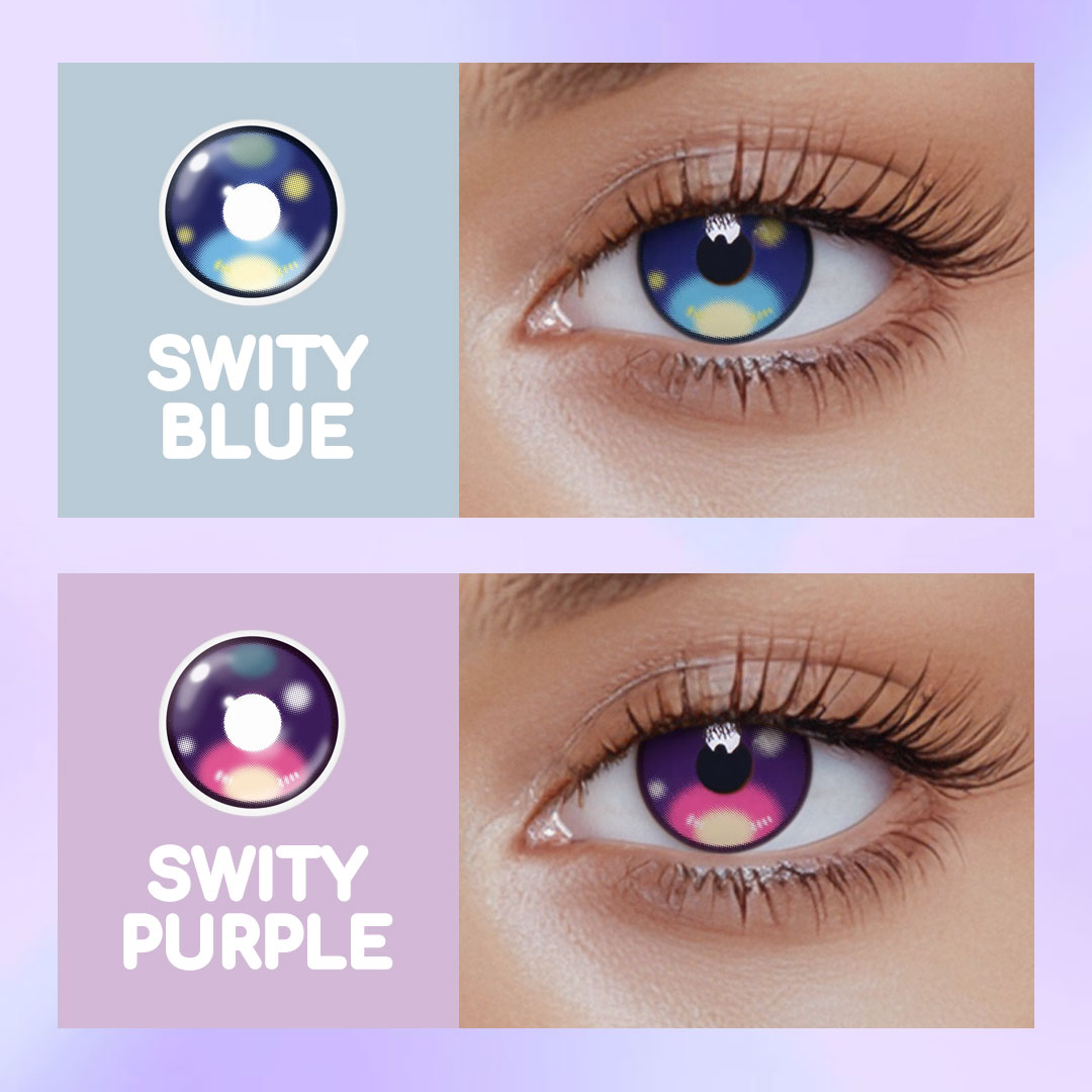 Swity Blue Colored Contact Lenses