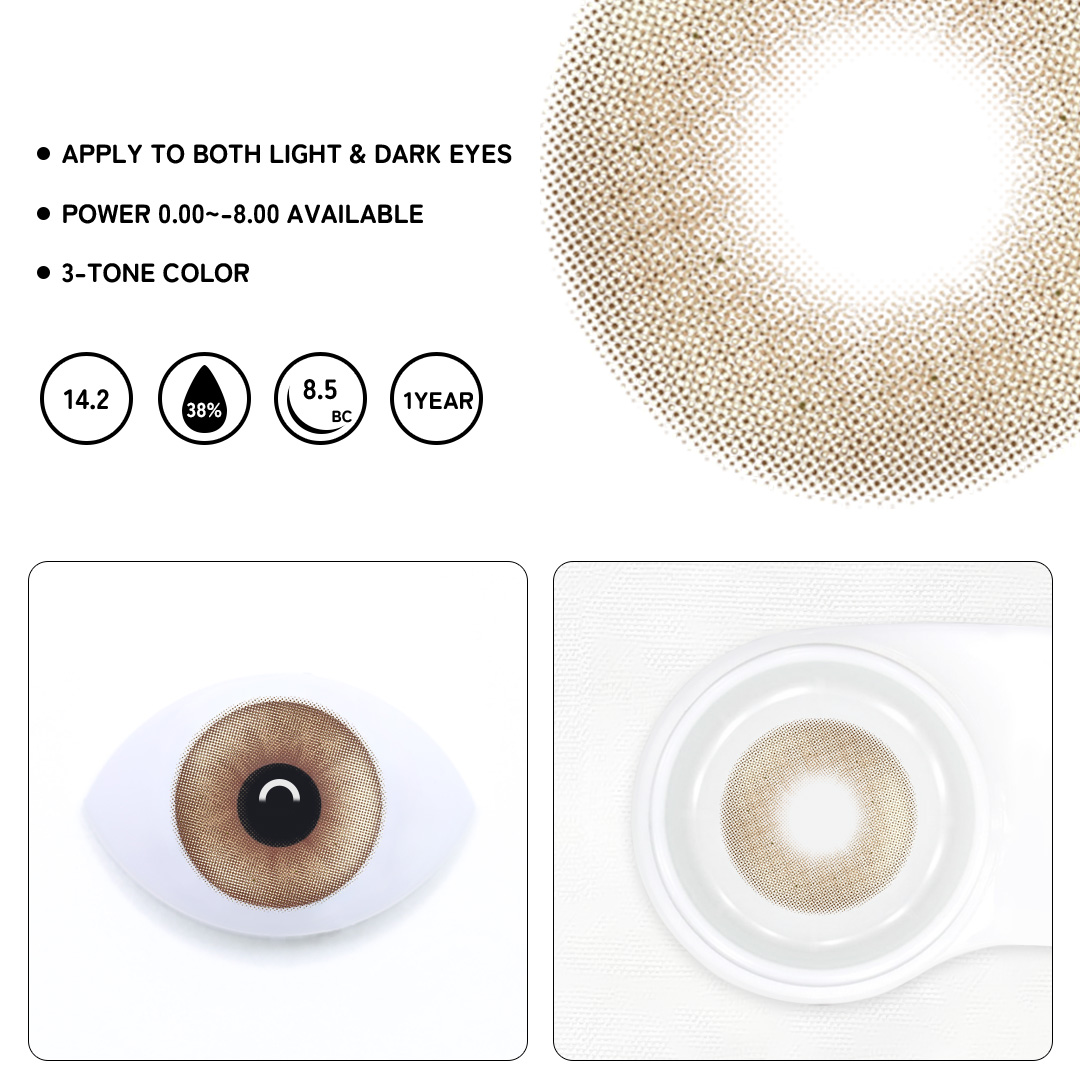 Sylix Brown Colored Contact Lenses