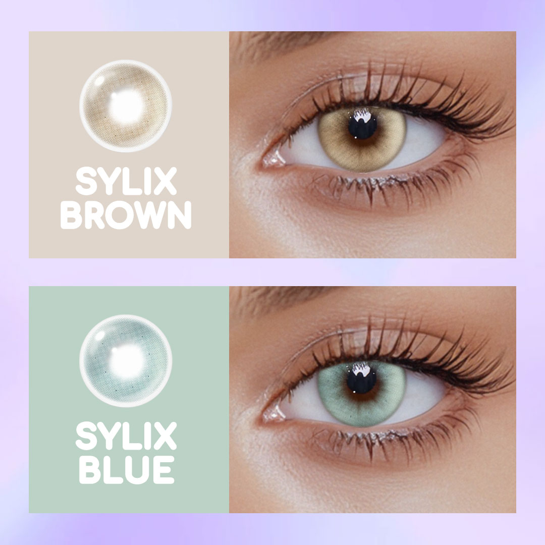 Sylix Brown Colored Contact Lenses