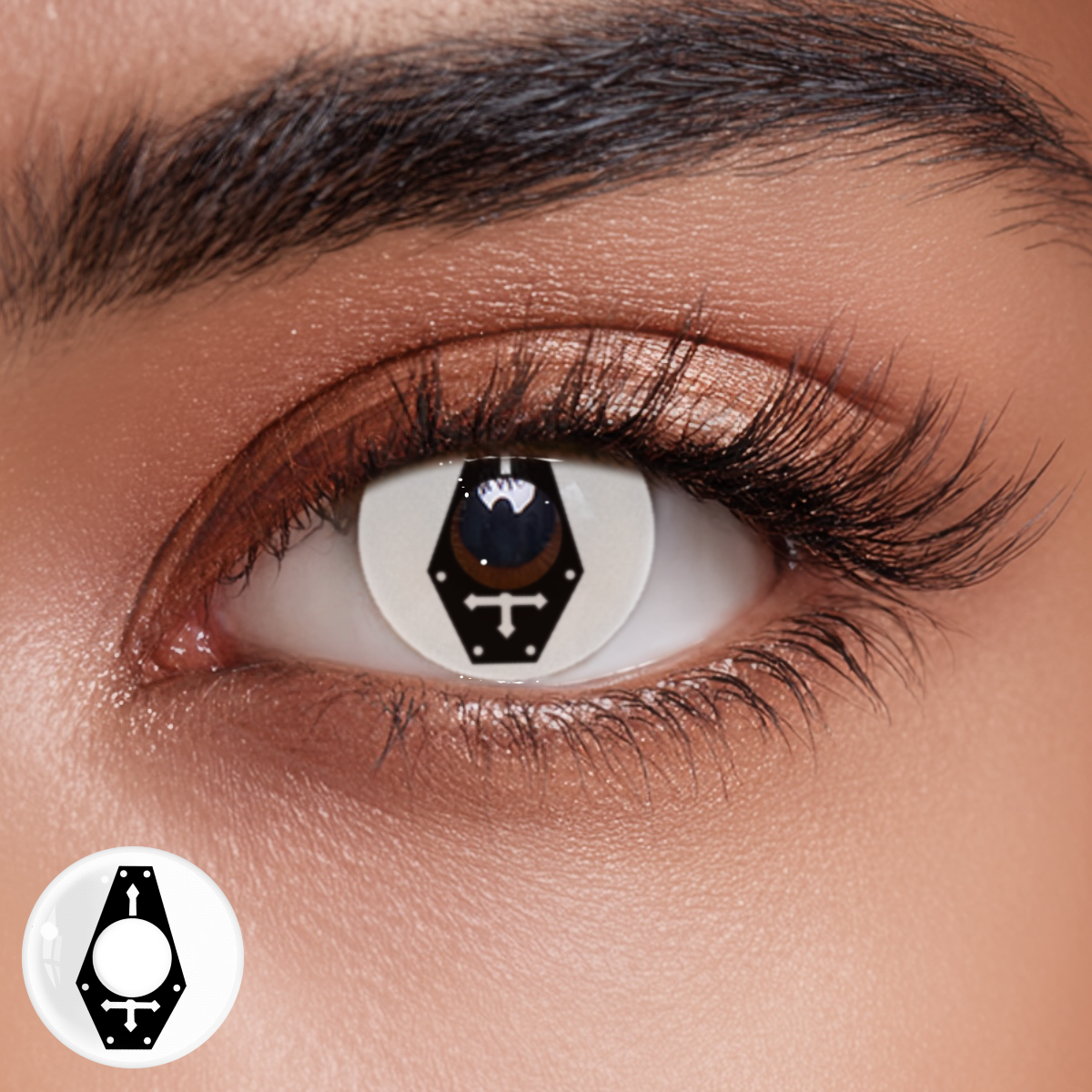 Rip Coffin Black Colored Contact Lenses
