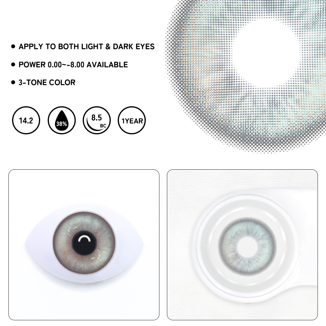 Luxe Talyx Green Colored Contact Lenses