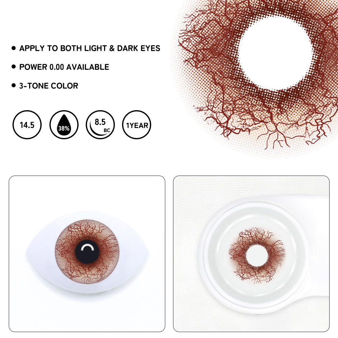 Tansia Brown Colored Contact Lenses
