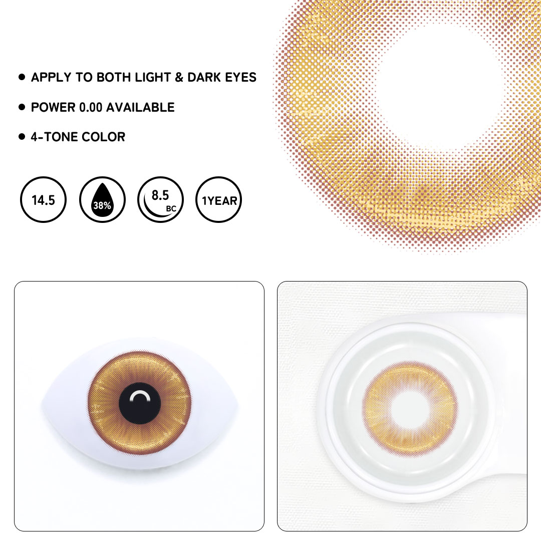 Tartis Brown Colored Contact Lenses