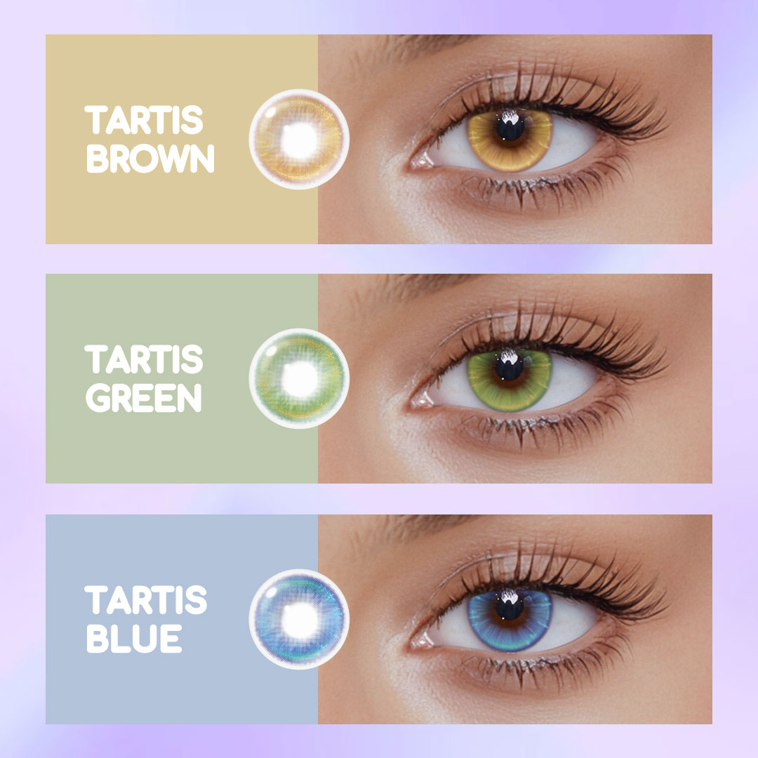 Tartis Brown Colored Contact Lenses