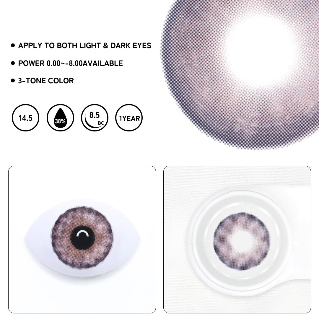 Twilight Doll Purple Colored Contact Lenses