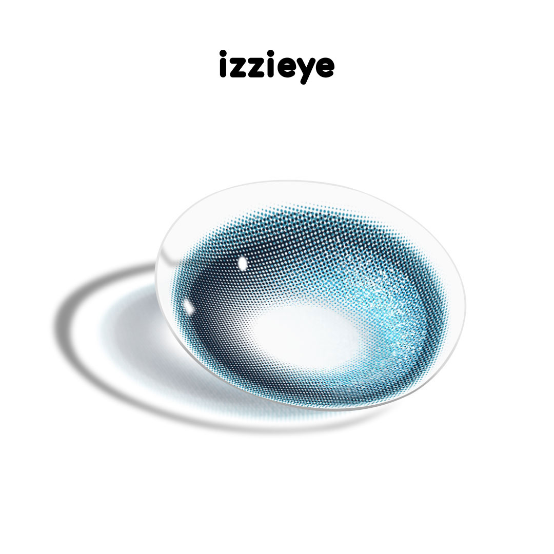 Twinkle Gaze Blue Prescription Colored Contact Lenses