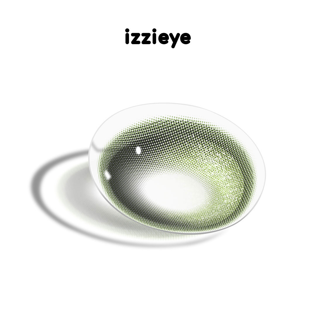 Twinkle Gaze Green Prescription Colored Contact Lenses