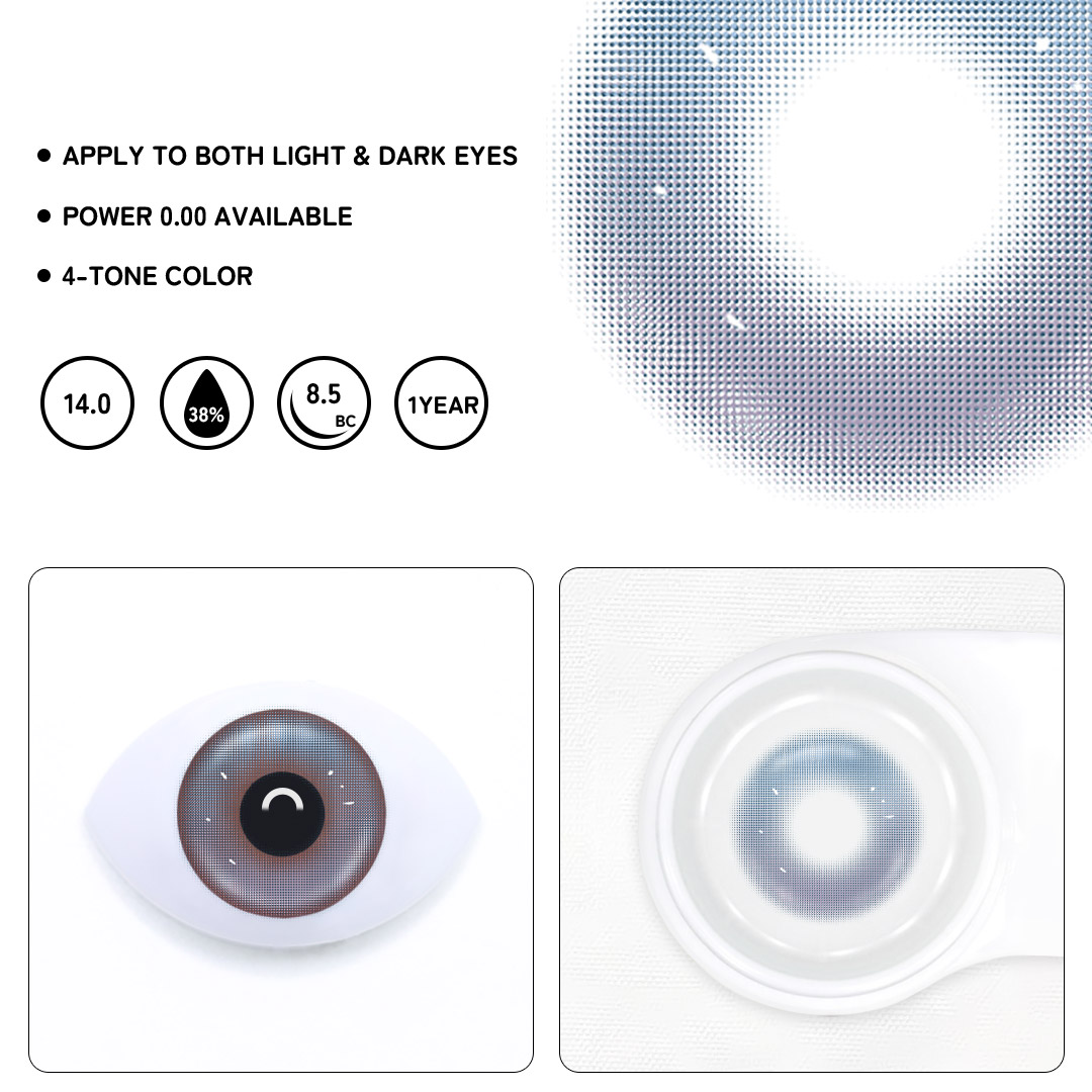 Velna Blue Colored Contact Lenses