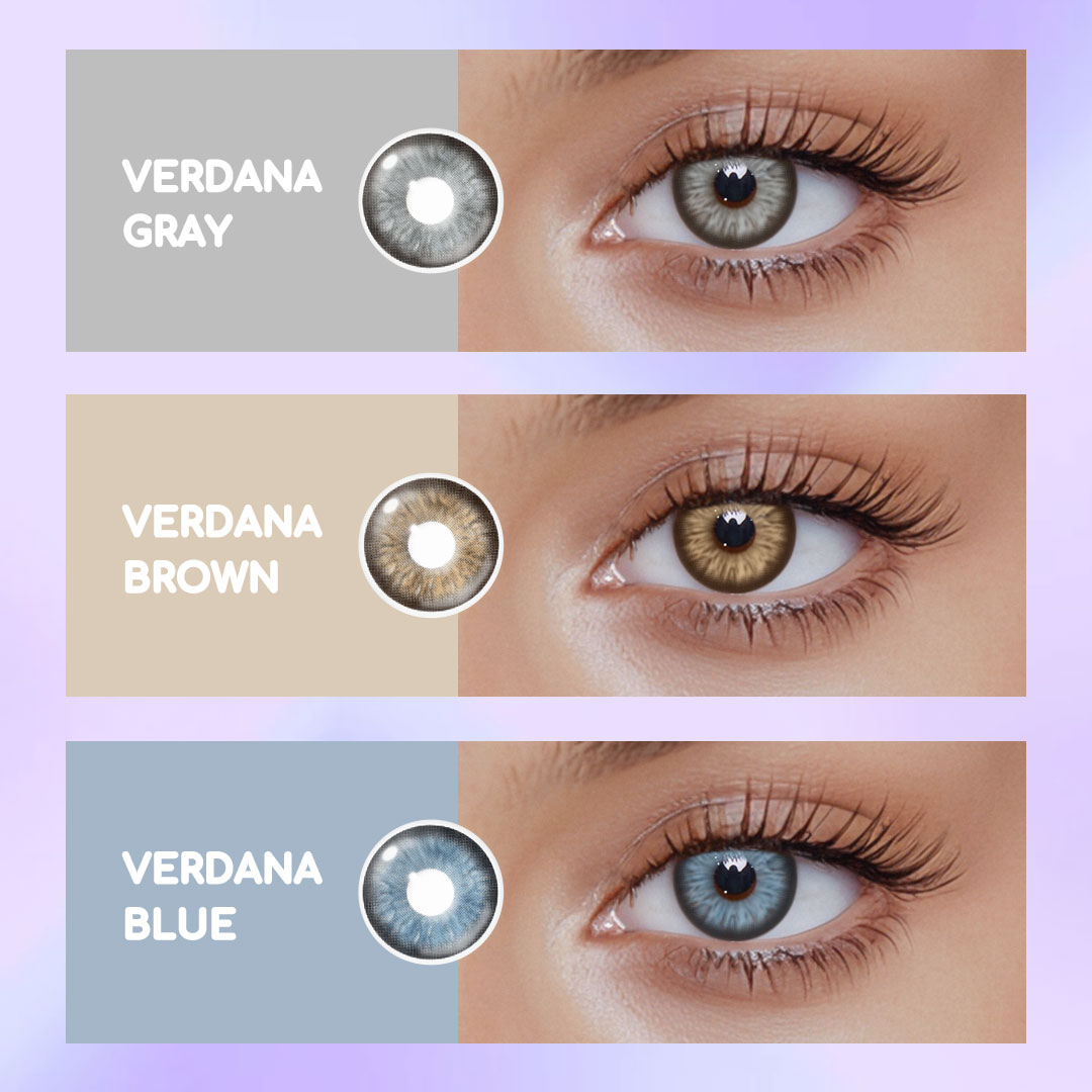 Verdana Brown Colored Contact Lenses