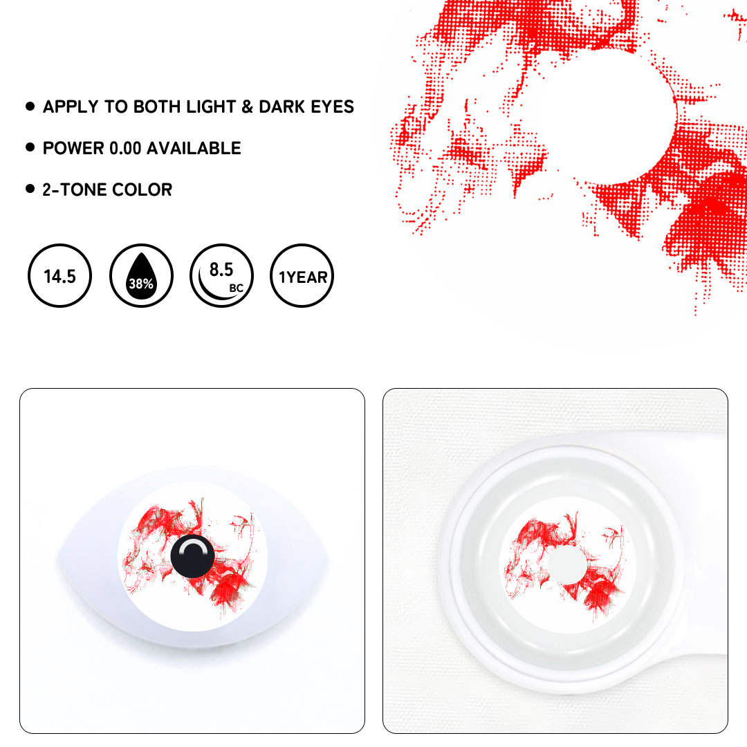 Vinter White Colored Contact Lenses