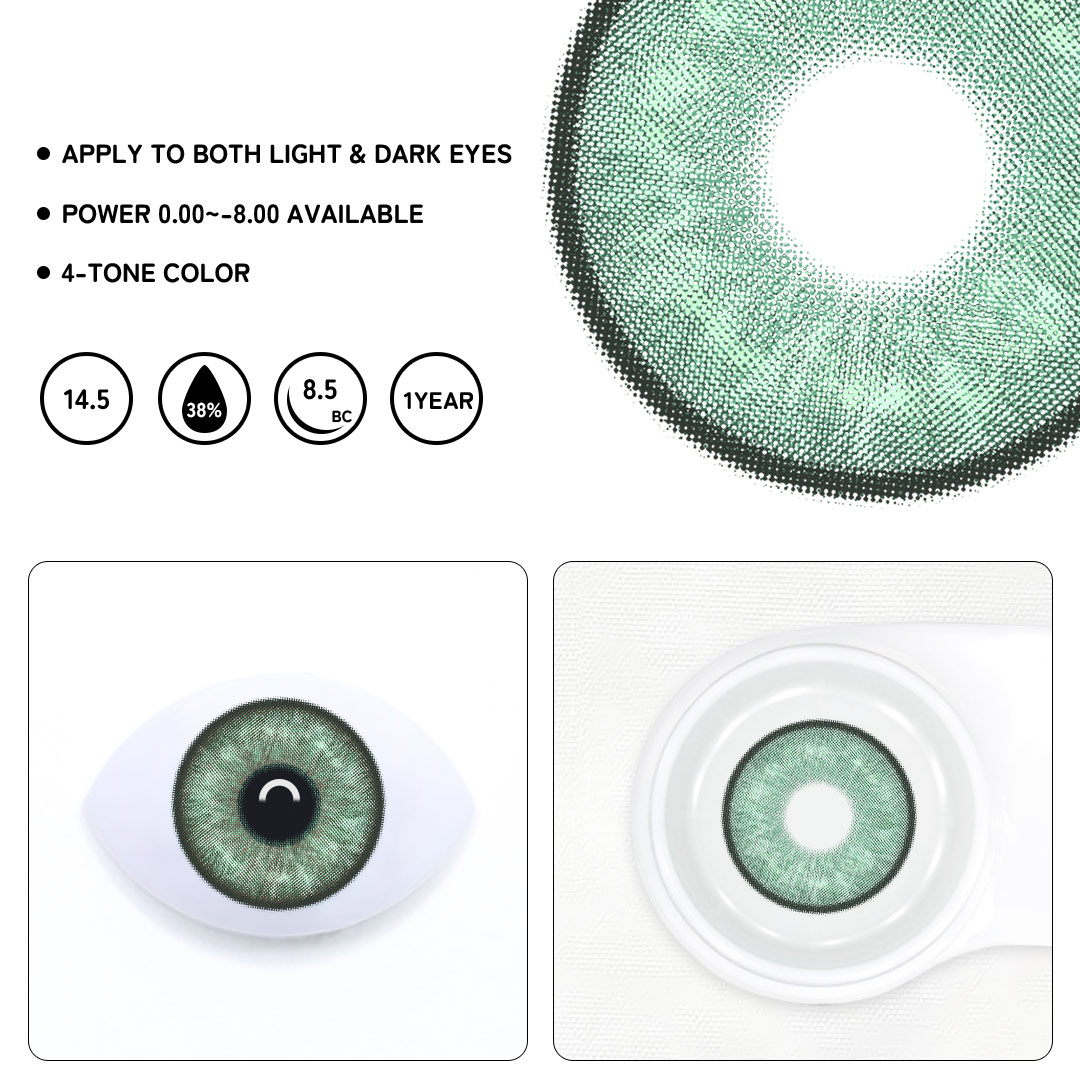 Vionne Green Colored Contact Lenses