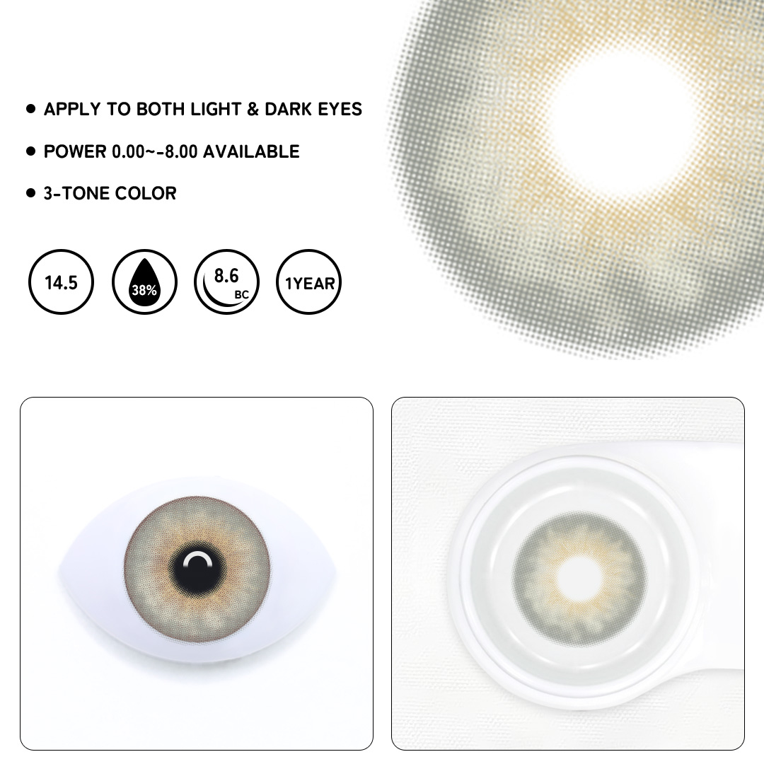 Virel Gray Colored Contact Lenses